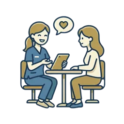 丁寧なカウンセリング